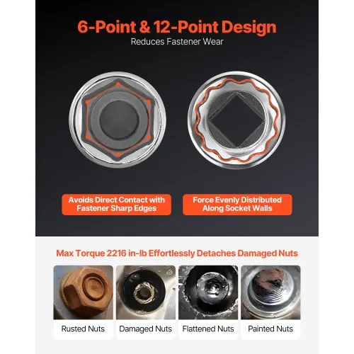 Padrunvõtmete komplekt 3/8", 104 osa — pilt 3