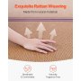 VEVOR Japanese Tatami Mat, Full XL - 55'' X 80'' Foldable Handwoven Rattan Tatami Mat, Non-Slip & Easily Cleaned Tatami Mattress, Summer Breathable Tatami for Sleeping, Meditation, Yoga
