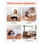 VEVOR Japanese Tatami Mat, 80 x 55 in Foldable Handwoven Natural Rattan Tatami Mat, Non-Slip & Easily Cleaned Japanese Tatami Floor Mat, Summer Breathable Sleeping Mat for Meditation Yoga Relaxation