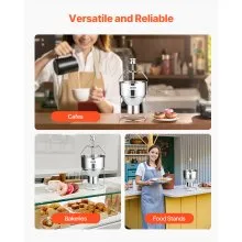 Donut Depositor Manual Doughnut Dropper Hopper Stainless Steel Batter Dispenser