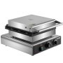 VEVOR electric donut maker stainless steel with control knobs and temperature settings.