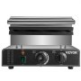 VEVOR electric donut maker with temperature and timer controls in black and stainless steel.