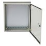 VEVOR Electrical Enclosure, 20x16x8in, Tested to UL Standards NEMA 4 Outdoor Enclosure, IP65 Waterproof & Dustproof Cold-Rolled Carbon Steel Hinged Junction Box for Outdoor Indoor Use, with Rain Hood