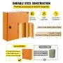 VEVOR Electrical Enclosure, 20"x20"x6", Tested to UL Standards NEMA 4 Outdoor Enclosure, IP65 Waterproof & Dustproof Cold-Rolled Carbon Steel Hinged Junction Box for Outdoor Indoor Use, with Rain H