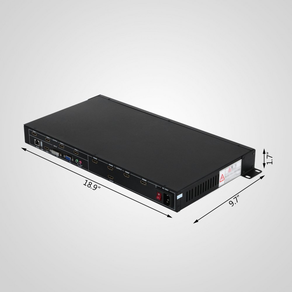 3x3 TV Video Wall Processor HDMI Matrix Controller Splicer Splitter