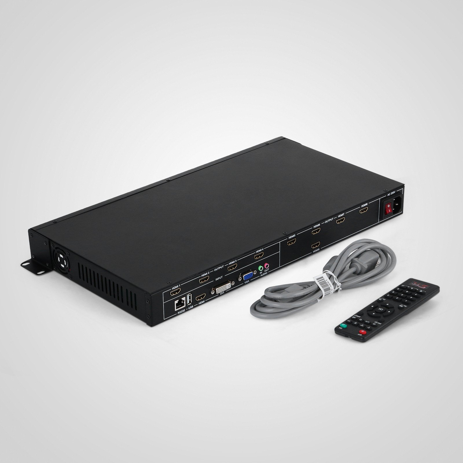 3x3 TV Video Wall Processor HDMI Matrix Controller Splicer Splitter