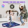 Tapis de danse VEVOR pour enfants, jouet de danse avec Bluetooth sans fil, cadeau pour filles de 3 ans et plus