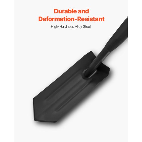 thumbnail image 2 of VEVOR Trench Shovel, 4 In Blade Heavy-Duty Trenching Shovel Narrow Spade Trench Digger Fiberglass Handle Non Slip Grip Gardening Digging Holes Trenching 2 of 14