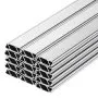 VEVOR Greenhouse Spring Wire and Lock Channel, 30 Packs 6.56 ft PVC-Coated Wiggle Wire & Aluminum Alloy Channel Bundle Kit with Included Screws, 0.05 in Thickened, Poly Film & Shade Cloth Attachments