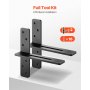 2 Pcs Shelf Brackets 12 inch / 304.8 mm Heavy Duty Floating Shelf Brackets