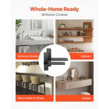 2 Pcs Shelf Brackets 12 inch / 304.8 mm Heavy Duty Floating Shelf Brackets