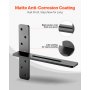 2 Pcs Shelf Brackets 14 inch / 355.6 mm Heavy Duty Floating Shelf Brackets