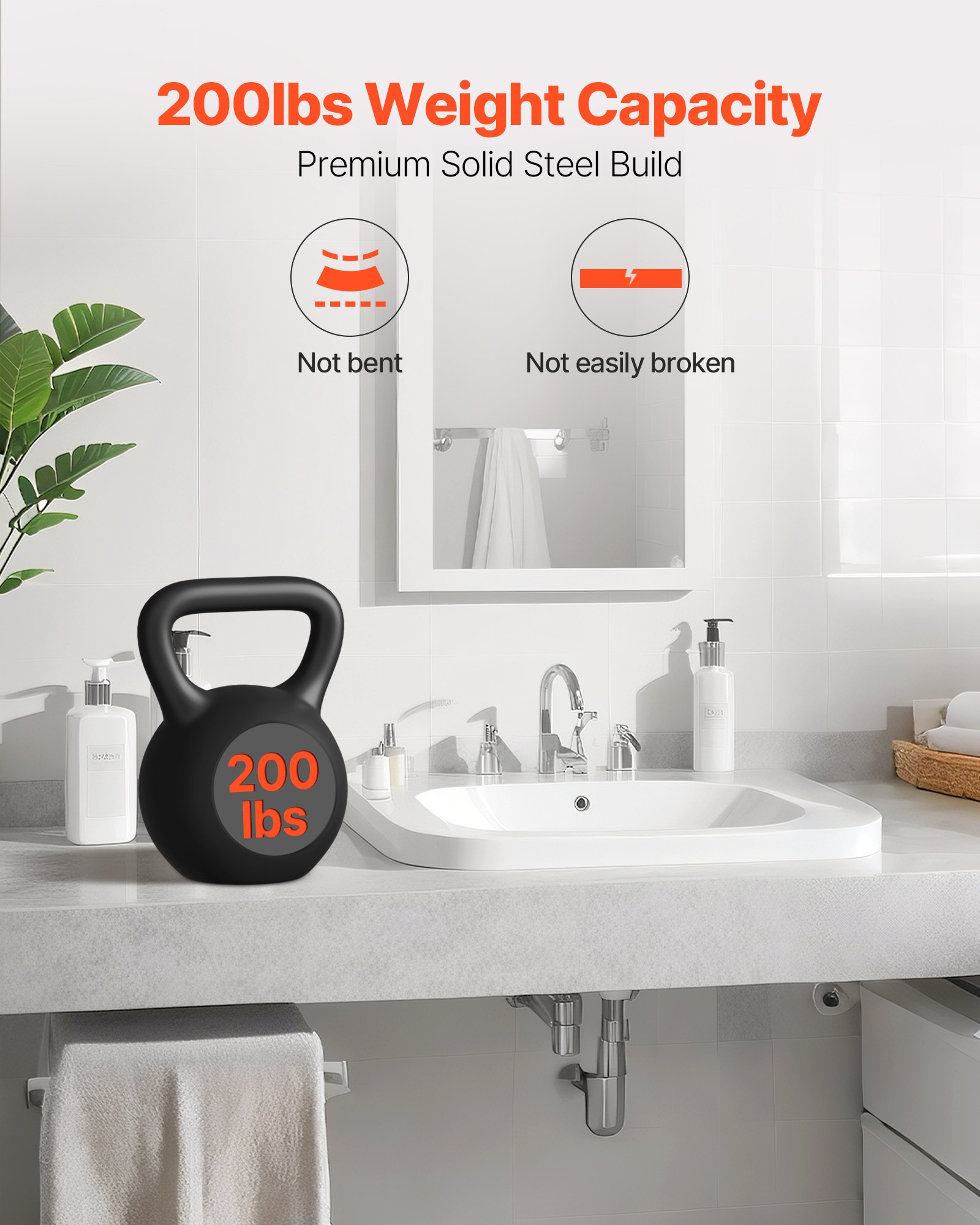 VEVOR T Shelf Brackets 2 Pcs, 200 lbs/90 kg Weight Capacity, 14x2.89x12 in / 355.6x73.5x304.8 mm, Solid Steel Heavy Duty Brackets for Shelves, Countertop Support Floating Bracket Hardware with Screws