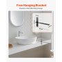 2 Pcs Shelf Brackets 18 inch / 457.2 mm Heavy Duty Floating Shelf Brackets