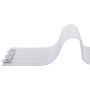 VEVOR Cortina de plástico, cortina de tiras de plástico de 6 pies de ancho x 8 pies de alto, cortina de PVC transparente para congelador, tira de puerta de plástico de 0,08 pulgadas de espesor con más del 50% de superposición para vestidores, almacenes y salas limpias
