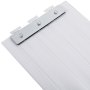 VEVOR Cortina de plástico, cortina de tiras de plástico de 6 pies de ancho x 8 pies de alto, cortina de PVC transparente para congelador, tira de puerta de plástico de 0,08 pulgadas de espesor con más del 50% de superposición para vestidores, almacenes y salas limpias