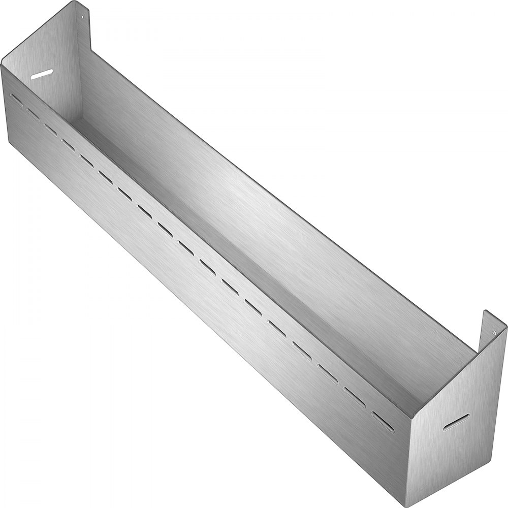 VEVOR Front Tray Griddle, Brushed Stainless Steel Griddle Shelf, Front Tool and Bottle Tray for 28" Griddle, Front Tray with Complete Accessories Including Movable Hooks for Outdoor Barbecue
