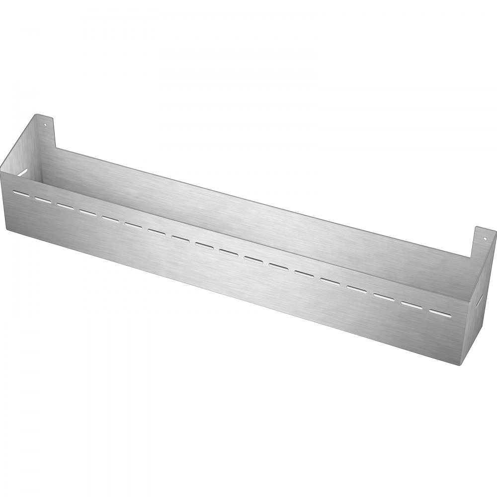 VEVOR Front Tray Griddle, Brushed Stainless Steel Griddle Shelf, Front Tool and Bottle Tray for 28" Griddle, Front Tray with Complete Accessories Including Movable Hooks for Outdoor Barbecue