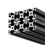 VEVOR 6PCS 3030 Aluminum Extrusion Profile, 78.74 Inch 2000 mm, T Slot European Standard Anodized Linear Rail, High-Strength Extruded Aluminum Rail, for 3D Printer Parts and CNC DIY Workbench, Black