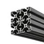 VEVOR 4PCS 4040 Aluminum Extrusion Profile, 78.74 Inch 2000 mm, T Slot European Standard Anodized Linear Rail, High-Strength Extruded Aluminum Rail, for 3D Printer Parts and CNC DIY Workbench, Black