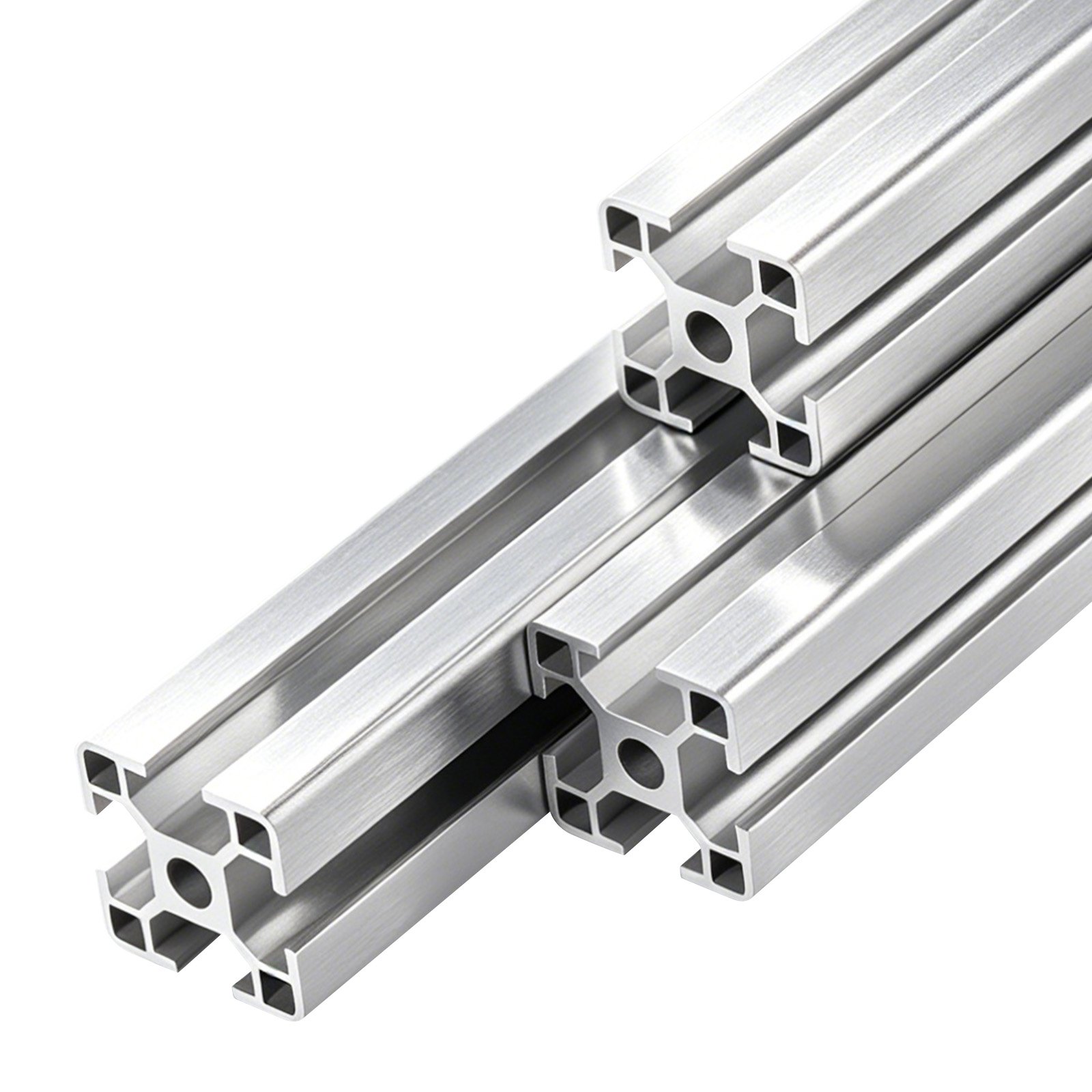 VEVOR 12PCS 3030 Aluminum Extrusion Profile, 78.74 Inch 2000 mm, T Slot European Standard Anodized Linear Rail, High-Strength Extruded Aluminum Rail, for 3D Printer Parts and CNC DIY Workbench, Silver