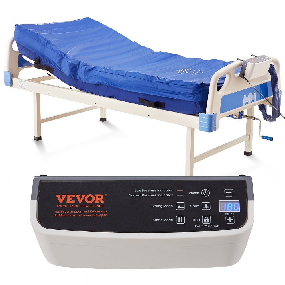 VEVOR Alternating Air Pressure Mattress Dual-Layer Alternating Pressure Pad for Hospital Beds 450LBS Loading Air Mattress for Bed Sores with