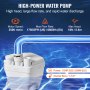 VEVOR Utility Sink Pump Laundry Sink Drain Pump System 200W 1500GPH 18ft Head 1-1/2" Outlet Low Drainage Outlet Corrosion-resistant Low Noise for Villa Basements, Washing Machines, Versatile Sinks and Bars