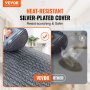 Επιτραπέζια σιδερώστρα VEVOR 23,4 x 14,4, Μικρή σιδερώστρα με κάλυμμα ανθεκτικό στη θερμότητα και 100% βαμβακερό κάλυμμα, μίνι σιδερώστρα με βαμβακερή στρώση βελόνας πάχους 7 mm για μικρούς χώρους, χρήση ταξιδιού