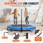 56" Trampoline for Kids Foldable Mini Toddler Trampoline Indoor Outdoor