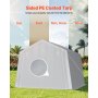 Outdoor Storage Shelter Shed 10x10 ft Waterproof Portable Canopy Carport Tent