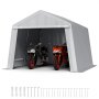 Outdoor Storage Shelter Shed 10x10 ft Waterproof Portable Canopy Carport Tent