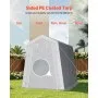 Outdoor Storage Shelter Shed 6x8 ft Waterproof Portable Canopy Carport Tent