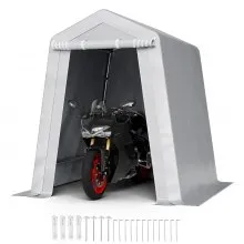VEVOR Outdoor Storage Shelter Shed 6x6 ft Waterproof Carport Canopy Garage Tent
