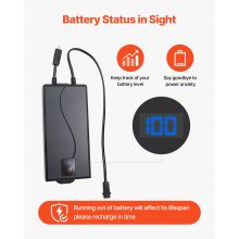 Battery Pack for Reclining Furniture 5000 mAh 2-Pin Recliner Battery Pack