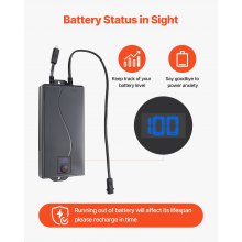 Battery Pack for Reclining Furniture 2500 mAh Battery Pack with Adapter