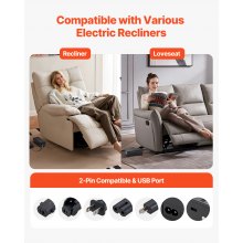 Battery Pack for Reclining Furniture 5000 mAh Battery Pack with Adapter