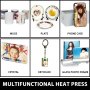 VEVOR Heat Press Multi-Function 3D Sublimation Machine 2800W 3D Vacuum Sublimation Heat Press Machine for Mugs Phone Case Plate and Glasses Photo Frame