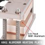 3x7" Rosin Press Caged Plate Kit-pairs 10-20 Ton Hydraulic Rosin Heat Press 600w