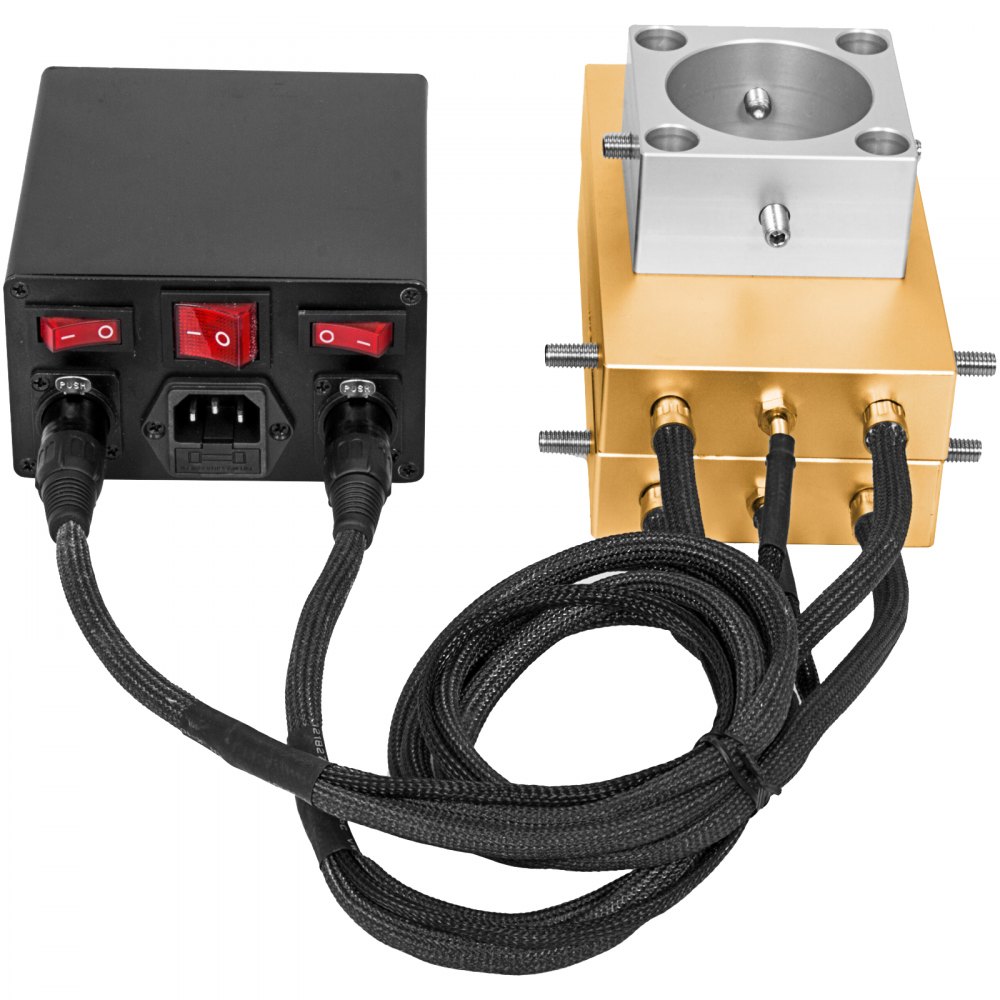 Rosin Press Plate Kit 4"x7" Rosin Extractor 4 Heating Rods 10-20 Ton Hydraulic