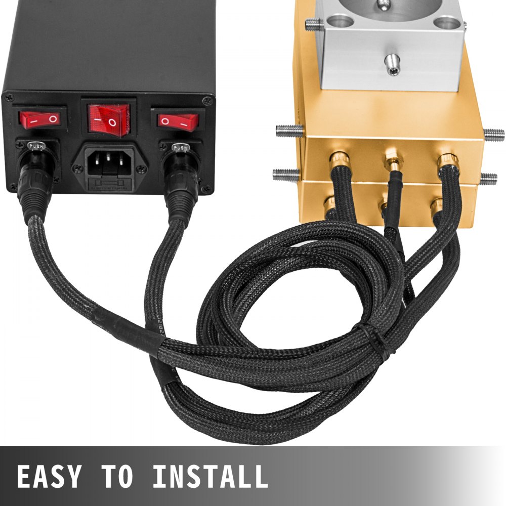 Rosin Press Plate Kit 4"x7" Rosin Extractor 4 Heating Rods 10-20 Ton Hydraulic