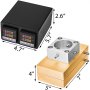 Rosin Press Plate Kit 4"x7" Rosin Extractor 4 Heating Rods 10-20 Ton Hydraulic