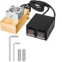 Rosin Press Plate Kit 4"x7" Rosin Extractor 4 Heating Rods 10-20 Ton Hydraulic