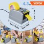 VEVOR Zcut-9 automatisk tapedispenser selvklebende elektrisk tapekutter Emballasjemaskin Tapeskjæremaskin 6-60 mm tapebredde