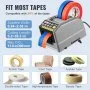 VEVOR Zcut-9 Automatic Tape Dispenser Adhesive Electric Tape Cutter Packaging Machine Tape Cutting Machine 6-60mm Tape Width