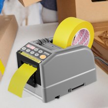 VEVOR Automatic Tape Dispenser, Self-Adhesive Electric Tape Cutter, 25 W Packaging Machine, Tape Cutter, 6-60 mm Tape Width, Electric Tape Cutter Packaging Machine