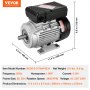 VEVOR 2.2KW Electric Motor 2800 rpm, AC 220~240V 13.8A, 90L, B3 Frame, Air Compressor Motor Single Phase, 24mm Keyed Shaft, CW/CCW Rotation for Agricultural Machinery and General Equipment