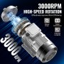 VEVOR 1.5KW Electric Motor 3000 rpm, AC 230V/400V 9.5A/3.5A, 90L, B3 Frame, Air Compressor Motor 3-Phase, 24mm Keyed Shaft, CW/CCW Rotation for Agricultural Machinery and General Equipment