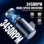 VEVOR 2HP Electric Motor 3450 rpm, AC 230V/460V, 56C Frame, Air Compressor Motor 3-Phase, 5/8" Keyed Shaft, CW/CCW Rotation for Agricultural Machinery and General Equipment