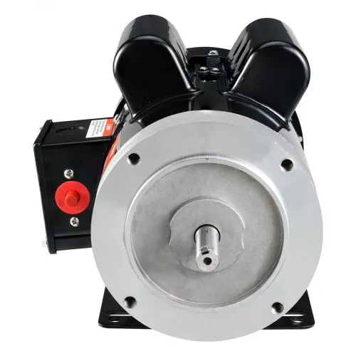 2 HP Electric Motor 3450 RPM, 230V/460V 3-Phase, 56C Frame, 5/8" Keyed Shaft