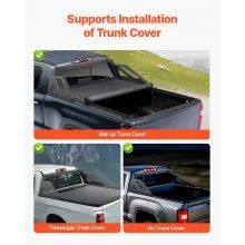 Truck Bed Roll Bar Universal Chase Rack with Light for Full-Size Pickup